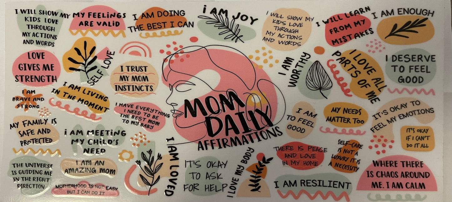 16oz Mom Affirmations