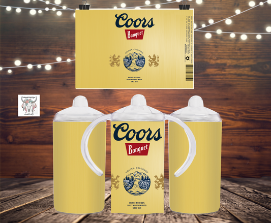 12 oz Coors Banquet Sippy Cup