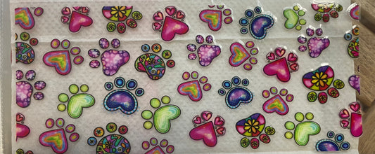Paw Print UVDTF