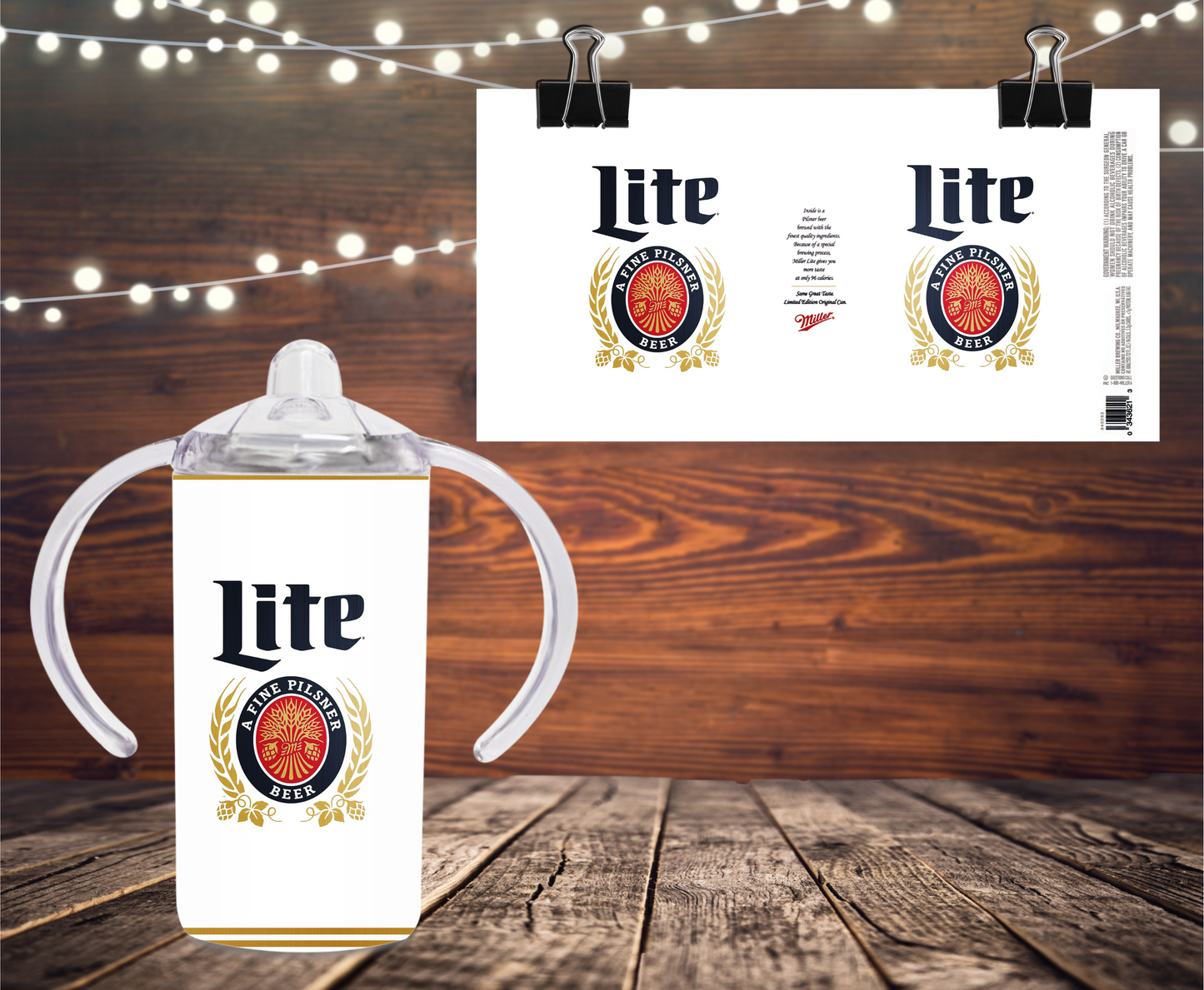 12 oz Miller Lite Kids Cup